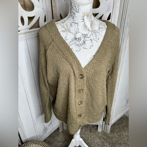 TWO by Vince Camuto Sweater Size Large Green Top Women’s - Picture 1 of 5